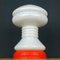 Vintage White Opaline Glass Table Lamp, Italy, 1970s, Image 3
