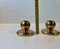 Small Mid-Century Spherical Candlesticks in Bronze, 1950s, Set of 2 8