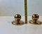 Small Mid-Century Spherical Candlesticks in Bronze, 1950s, Set of 2, Image 8