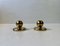 Small Mid-Century Spherical Candlesticks in Bronze, 1950s, Set of 2, Image 3