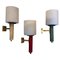 Mid-Century Italian Modern Brass Wall Sconces in the style of Stilnovo, 1960s, Set of 3, Image 1