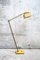 Floor Lamp in Brass, Briarwood and Fabric by Romeo Rega, 1970s, Image 1