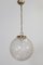 Ball Pendant Light in Seguso Glass with Gold Leaf, Image 1