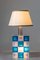 Lámpara de mesa de vidrio de Poliarte, años 70, Imagen 2