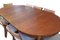 Danish Round Dining Table in Teak with Insert Plates, 1960s, Set of 3 6