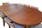 Danish Round Dining Table in Teak with Insert Plates, 1960s, Set of 3, Image 6