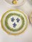 19th Century French Faience Plates in Pear Pattern with Blue, Green, Set of 4 10