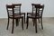 Mid-Century Walnut Dining Chairs from Thonet, Czechoslovakia, 1950s, Set of 4 3