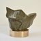 Sculpture Moss Green Marble on Bronze Plinth by Alice Ward, 1960s 4
