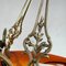 Art Deco Kronleuchter aus Bronze von Schneider, 1930er 13
