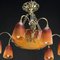 Art Deco Chandelier in Bronze by Schneider, 1930s 10