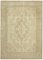 Large Vintage Beige Area Rug, Image 1