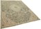 Large Vintage Beige Area Rug, Image 8