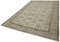 Tapis Beige Vintage, Turquie 5