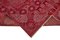 Roter Vintage Oushak Teppich, 2000er 6