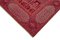 Roter Vintage Oushak Teppich, 2000er 4
