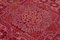 Roter Vintage Oushak Teppich, 2000er 5