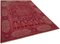 Roter Vintage Oushak Teppich, 2000er 2