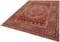 Roter Vintage Oushak Teppich, 2000er 3