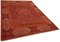 Roter Vintage Oushak Teppich, 2000er 2
