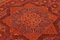 Roter Vintage Oushak Teppich, 2000er 5