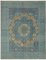 Vintage Blue Oushak Rug, 2000s 1