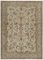 Large Vintage Beige Area Rug 1