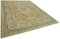 Large Vintage Beige Area Rug 2