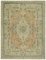 Large Vintage Beige Area Rug, Image 1