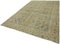 Large Vintage Beige Area Rug 3