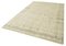 Alfombra vintage beige de lana, Imagen 3