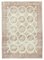 Vintage Beige Rug in Wool, Image 1