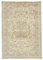 Vintage Beige Rug in Wool, Image 1