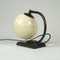Lámpara de mesa Streamline Art Déco de baquelita y opalina de Walter Gropius, años 20, Imagen 15