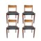 Mid-Century Dining Chairs in Teak, Set of 4 1