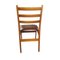Mid-Century Ladderback Dining Chairs, 1970s, Set of 4, Image 6