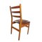 Mid-Century Ladderback Dining Chairs, 1970s, Set of 4, Image 5