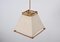 Lámpara colgante francesa Mid-Century de bambú y ratán, años 60, Imagen 5