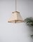 Lámpara colgante francesa Mid-Century de bambú y ratán, años 60, Imagen 12