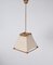 Lámpara colgante francesa Mid-Century de bambú y ratán, años 60, Imagen 10