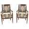 19th Century French Empire Revival Ormolu Mounted Armchairs, 1870s, Set of 2, Image 1