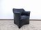 Tentazione Leather Armchair in Black by Mario Bellini for Cassina 1