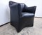 Tentazione Leather Armchair in Black by Mario Bellini for Cassina 8