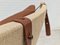 Danish Armchair in Leather, Beech & Bent Wood by Jeki Møbler 16