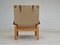 Danish Armchair in Leather, Beech & Bent Wood by Jeki Møbler 4