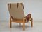 Danish Armchair in Leather, Beech & Bent Wood by Jeki Møbler 5