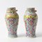 Chinese Porcelain Rose Medallion Vases, Set of 2 4