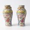 Jarrones chinos de porcelana con medallón de rosas. Juego de 2, Imagen 2