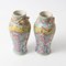 Jarrones chinos de porcelana con medallón de rosas. Juego de 2, Imagen 13