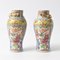 Vases Rose Médaillon en Porcelaine, Chine, Set de 2 1